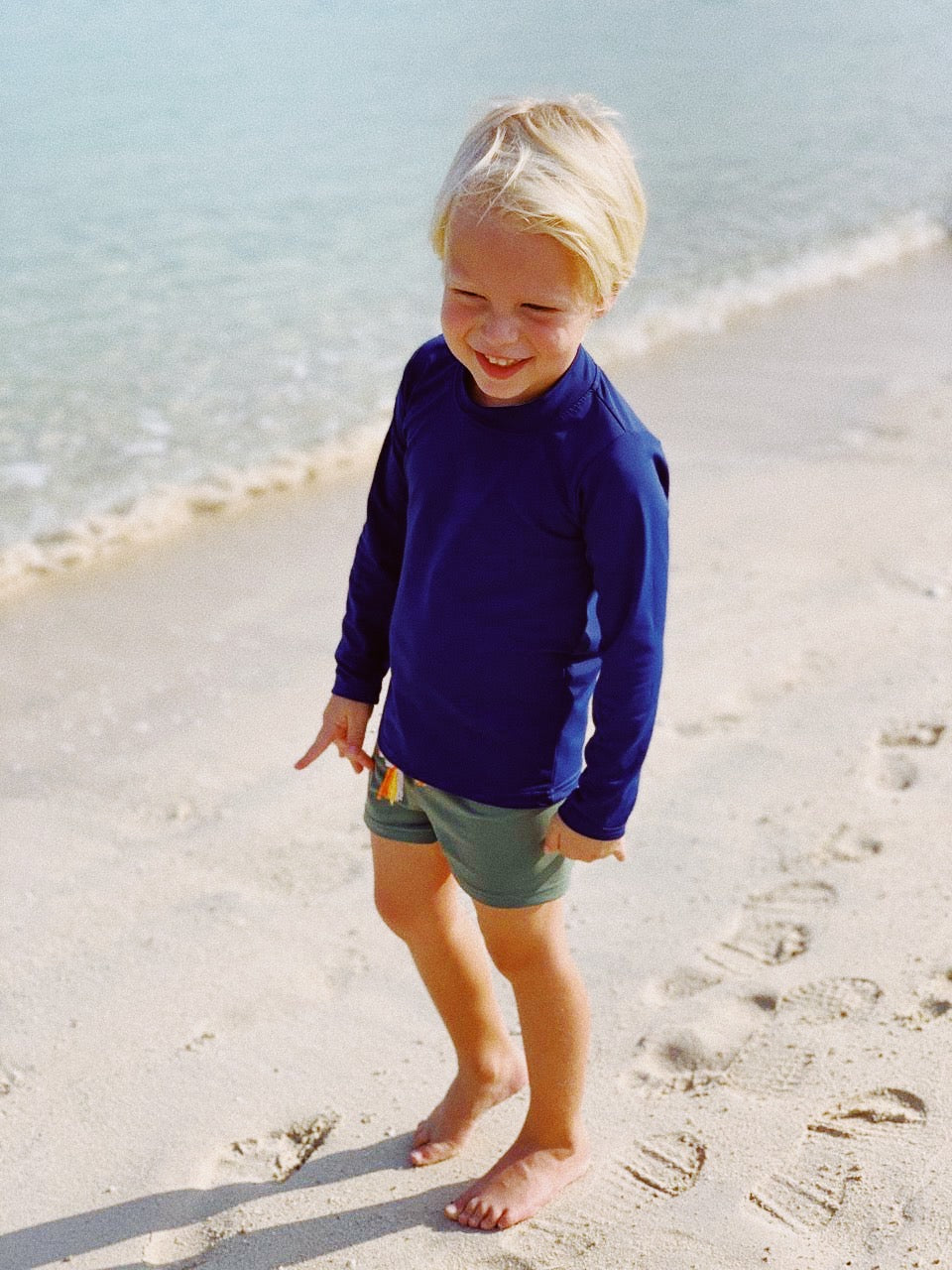RUMI SHIRT BOYS RASHGUARD BLUEBERRY