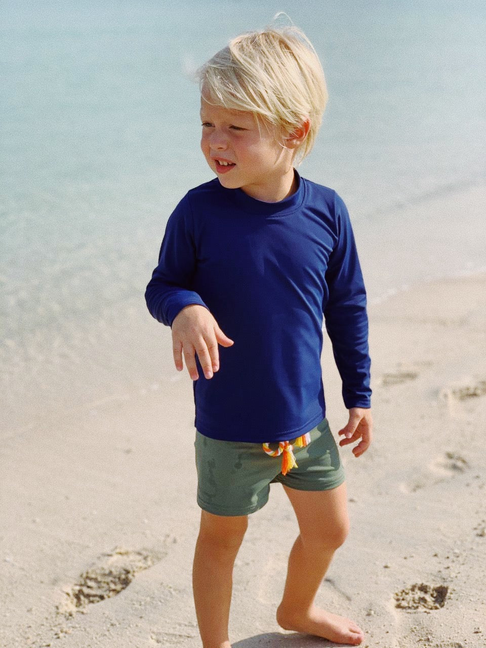 RUMI SHIRT BOYS RASHGUARD BLUEBERRY