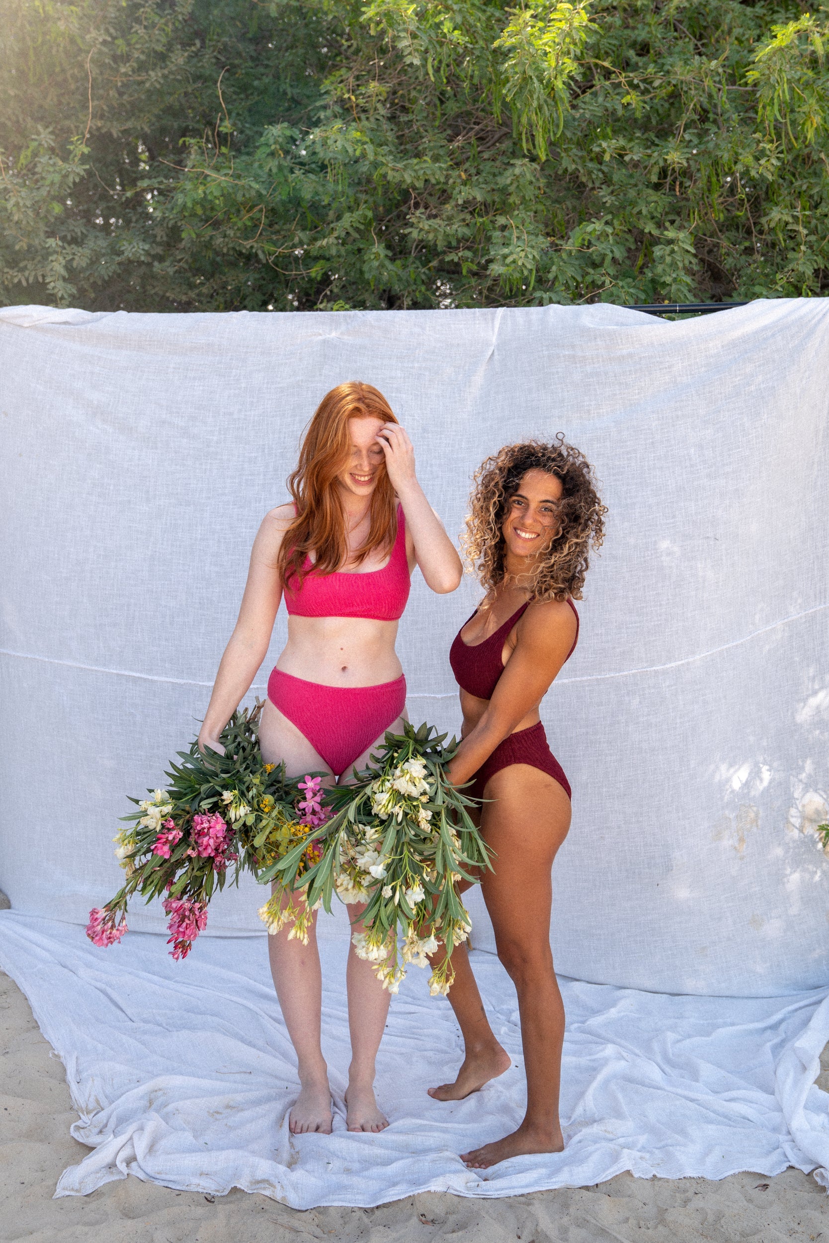 SIA WAVE HIGH LEG BIKINI BOTTOM ROSE CAPRICE