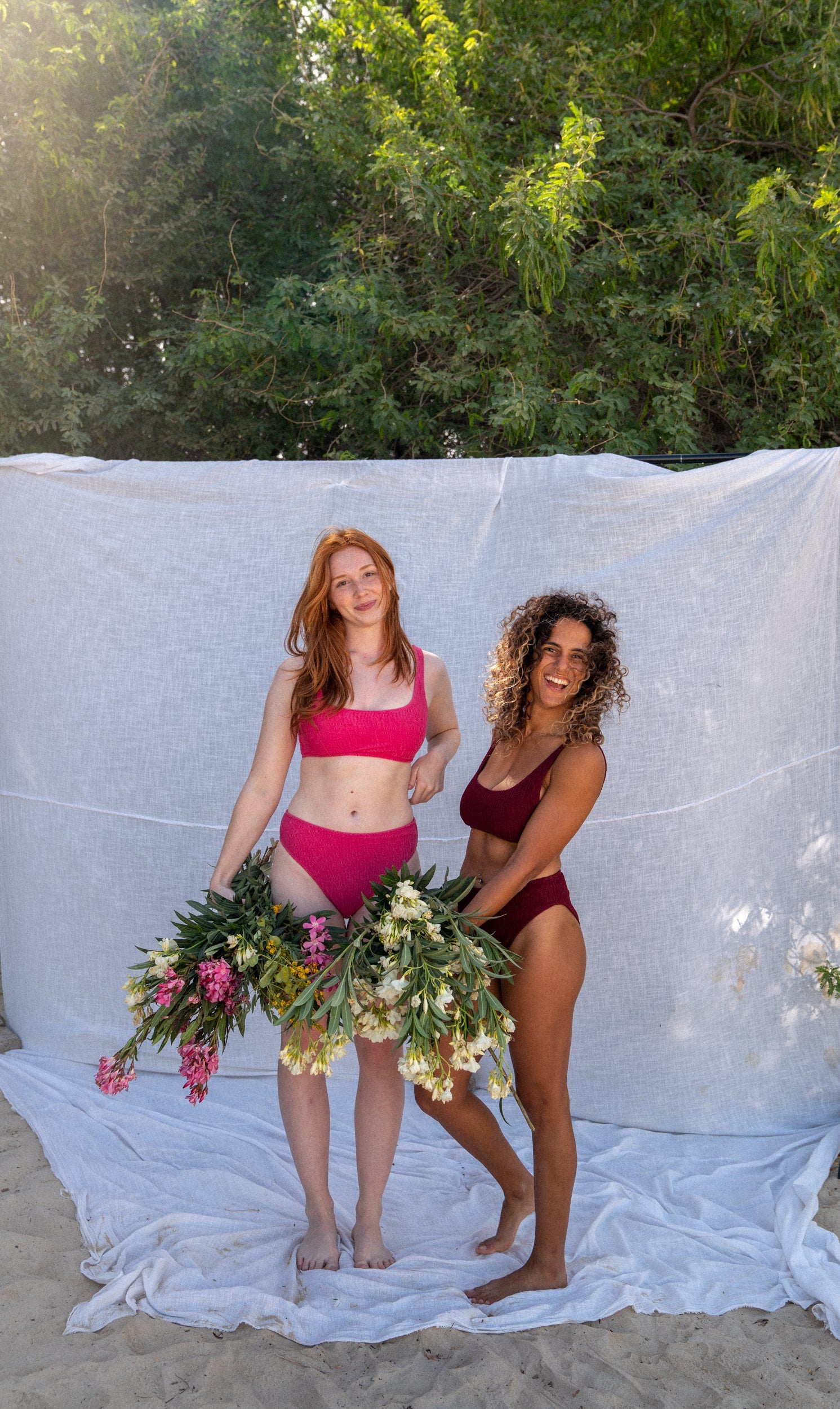 SIA WAVE CRINKLE BIKINI TOP ROSE CAPRICE