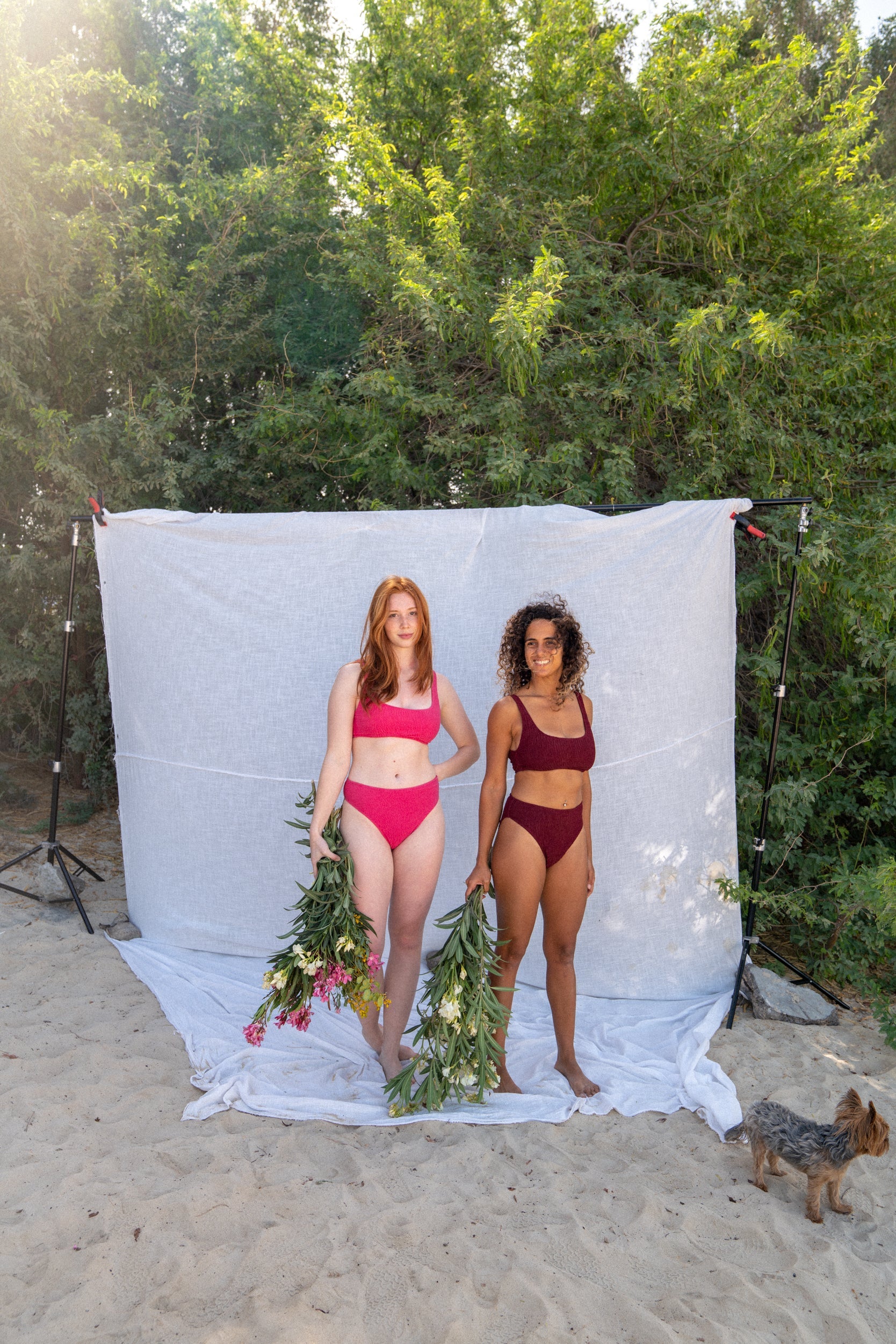 SIA WAVE HIGH LEG BIKINI BOTTOM ROSE CAPRICE