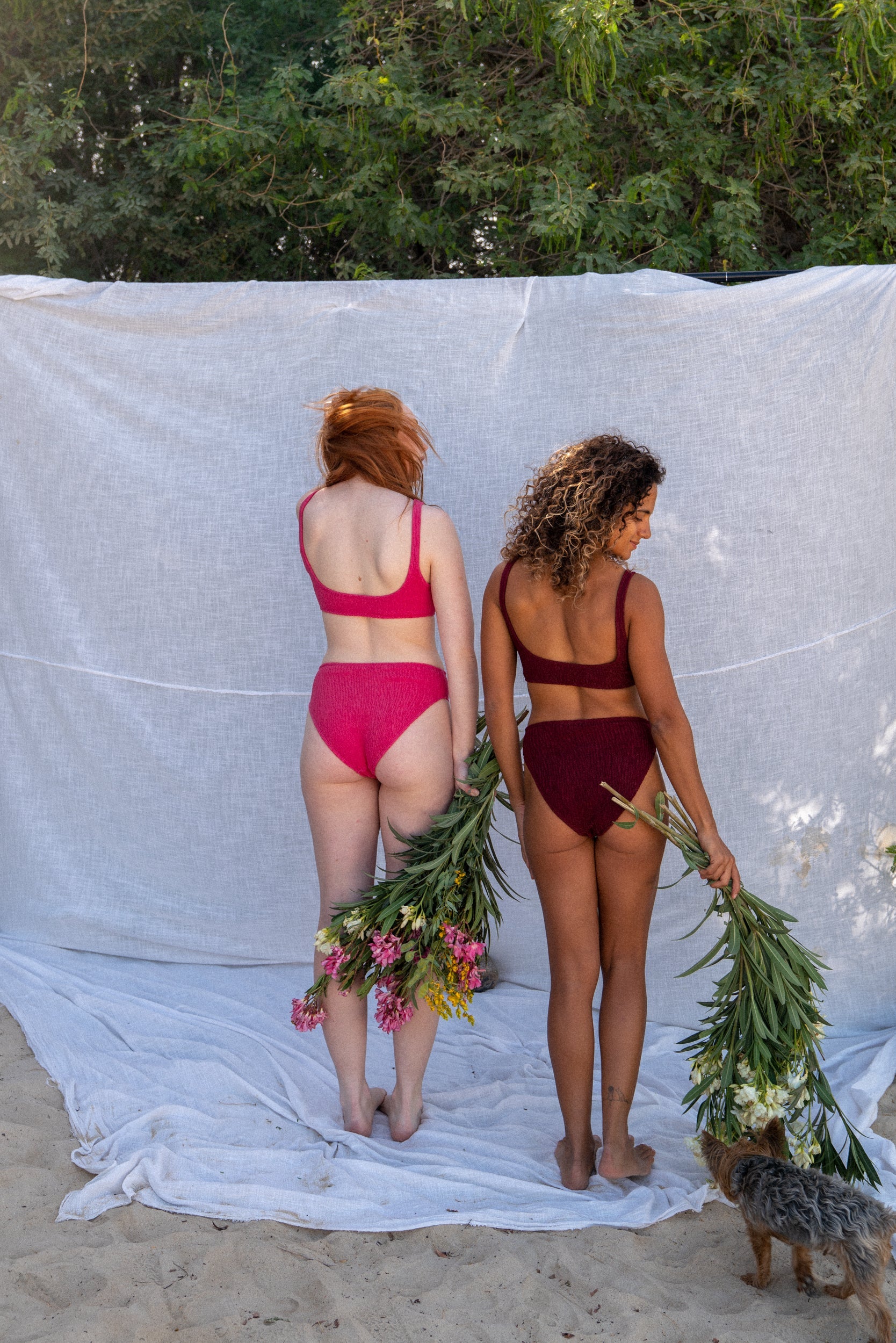 SIA WAVE HIGH LEG BIKINI BOTTOM ROSE CAPRICE
