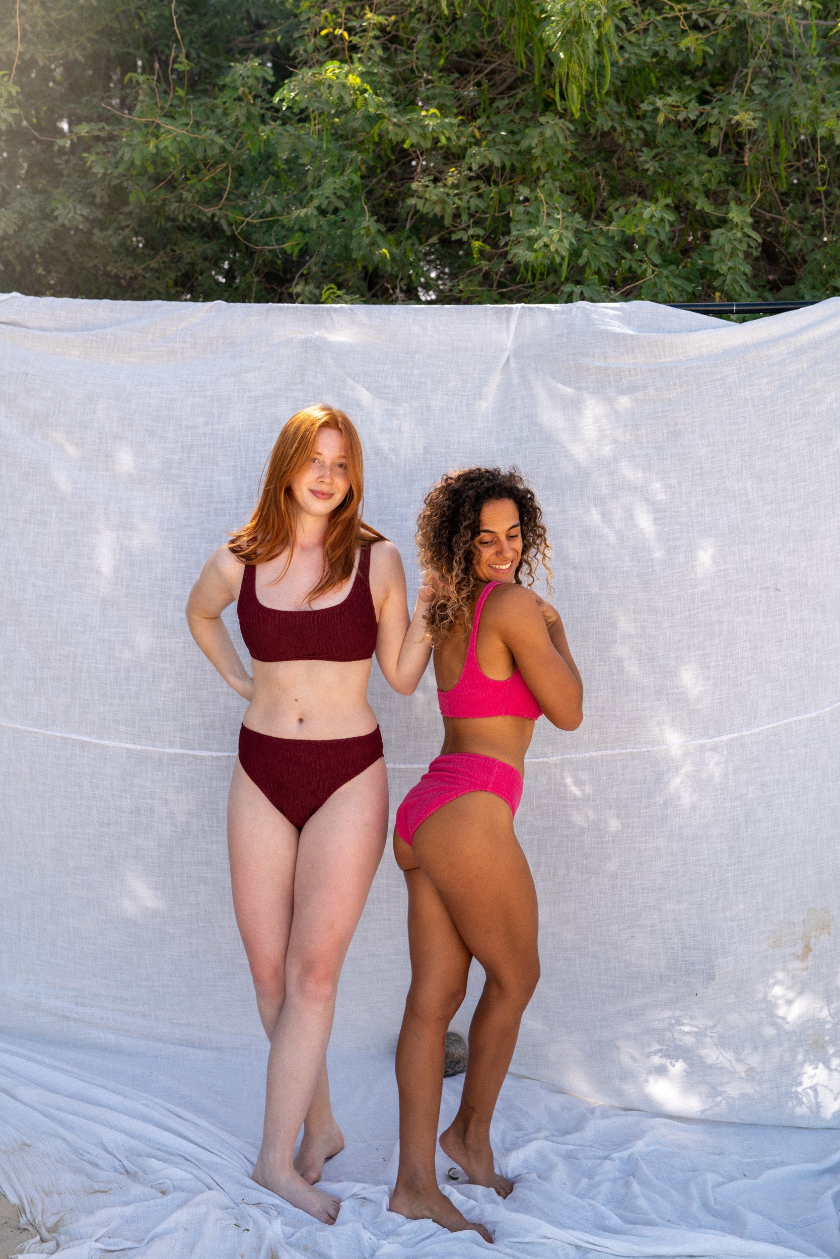 SIA WAVE HIGH LEG BIKINI BOTTOM ROSE CAPRICE