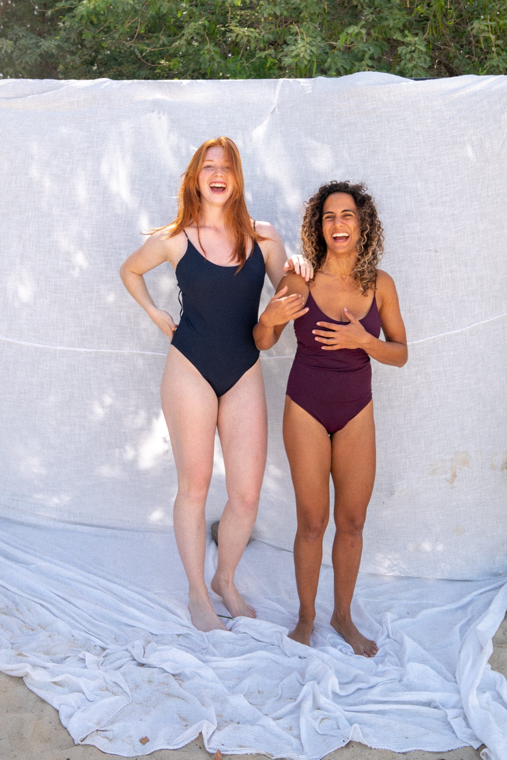 THURSDAY CLASSIC THIN STRAP ONE PIECE SWIMWEAR PIRATE BLUE