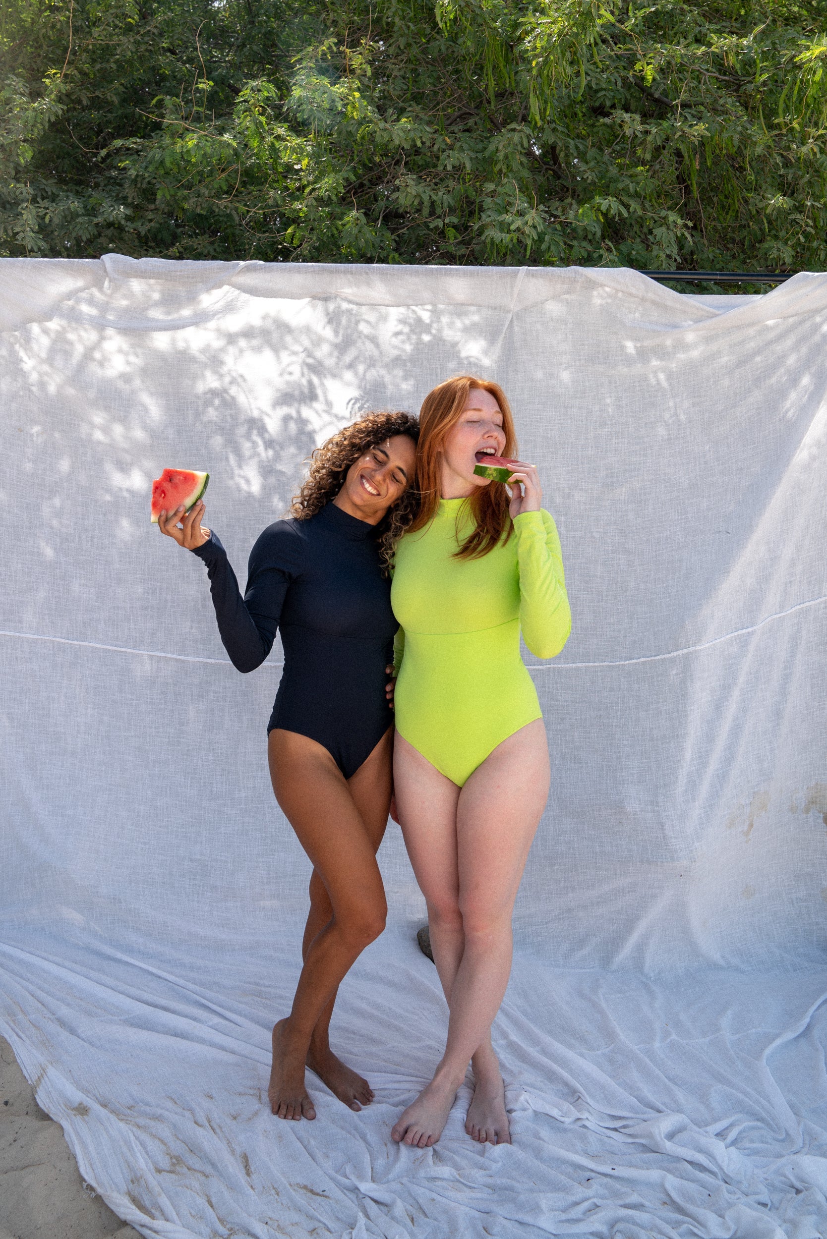 DIANA LONG SLEEVE SURF SUIT APPLE