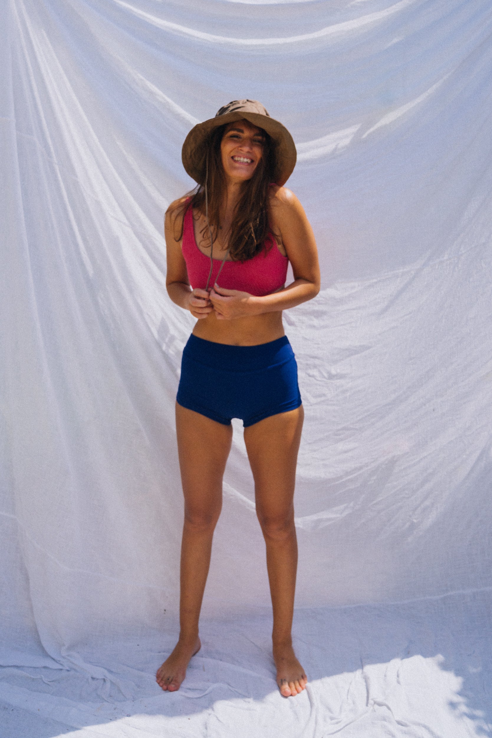 SIA WAVE CRINKLE BIKINI TOP ROSE CAPRICE