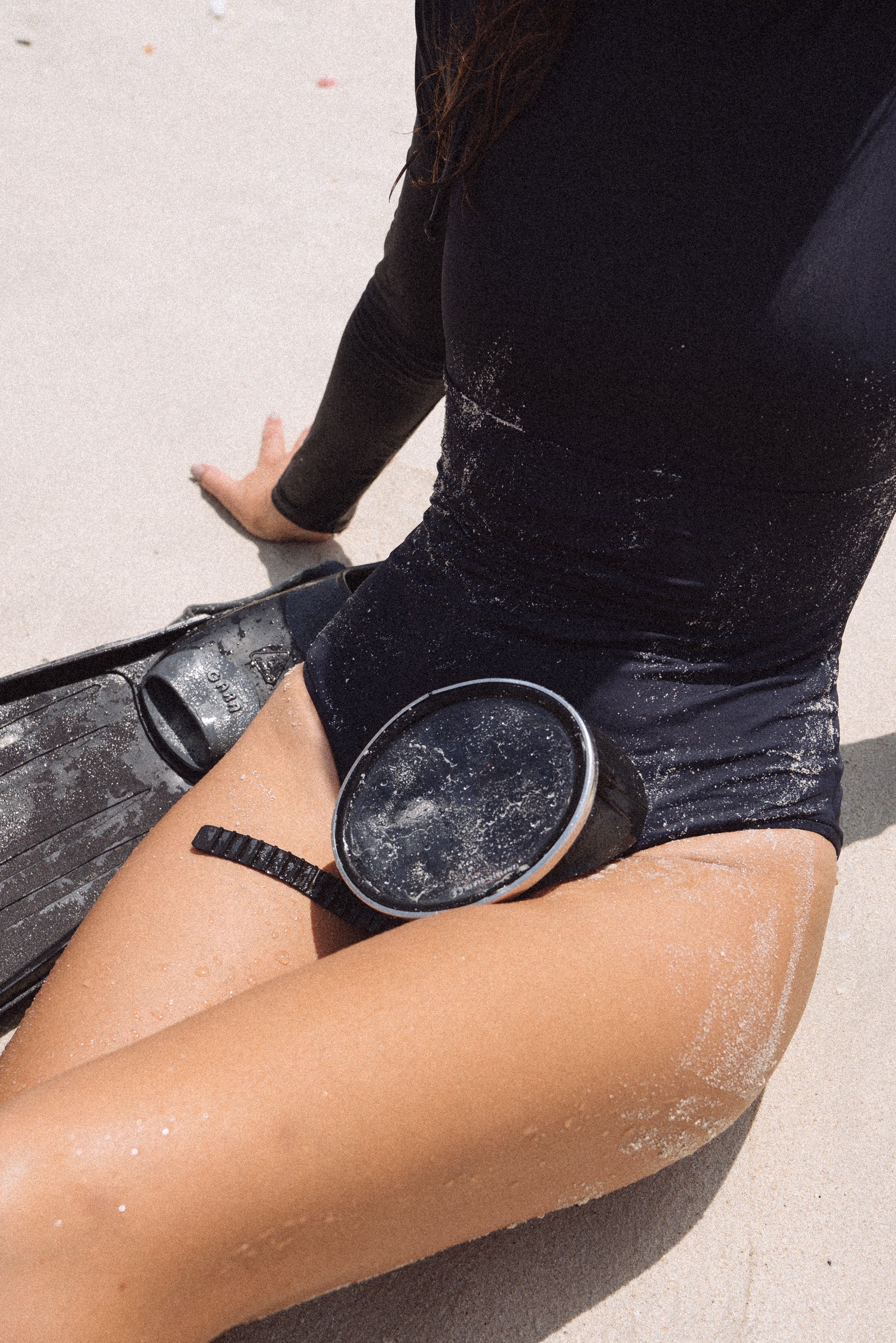 DIANA LONG SLEEVE SURF SUIT NERO