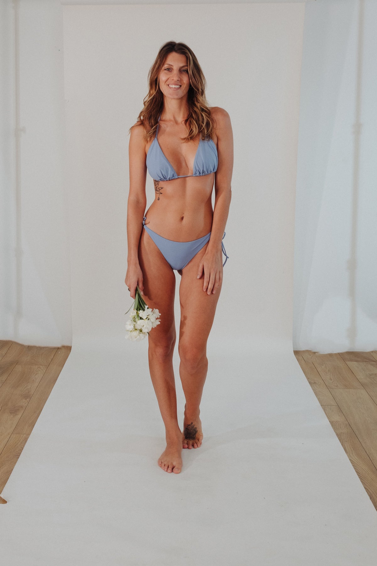 MAJORCA TRIANGLE TIE BIKINI TOP MINT
