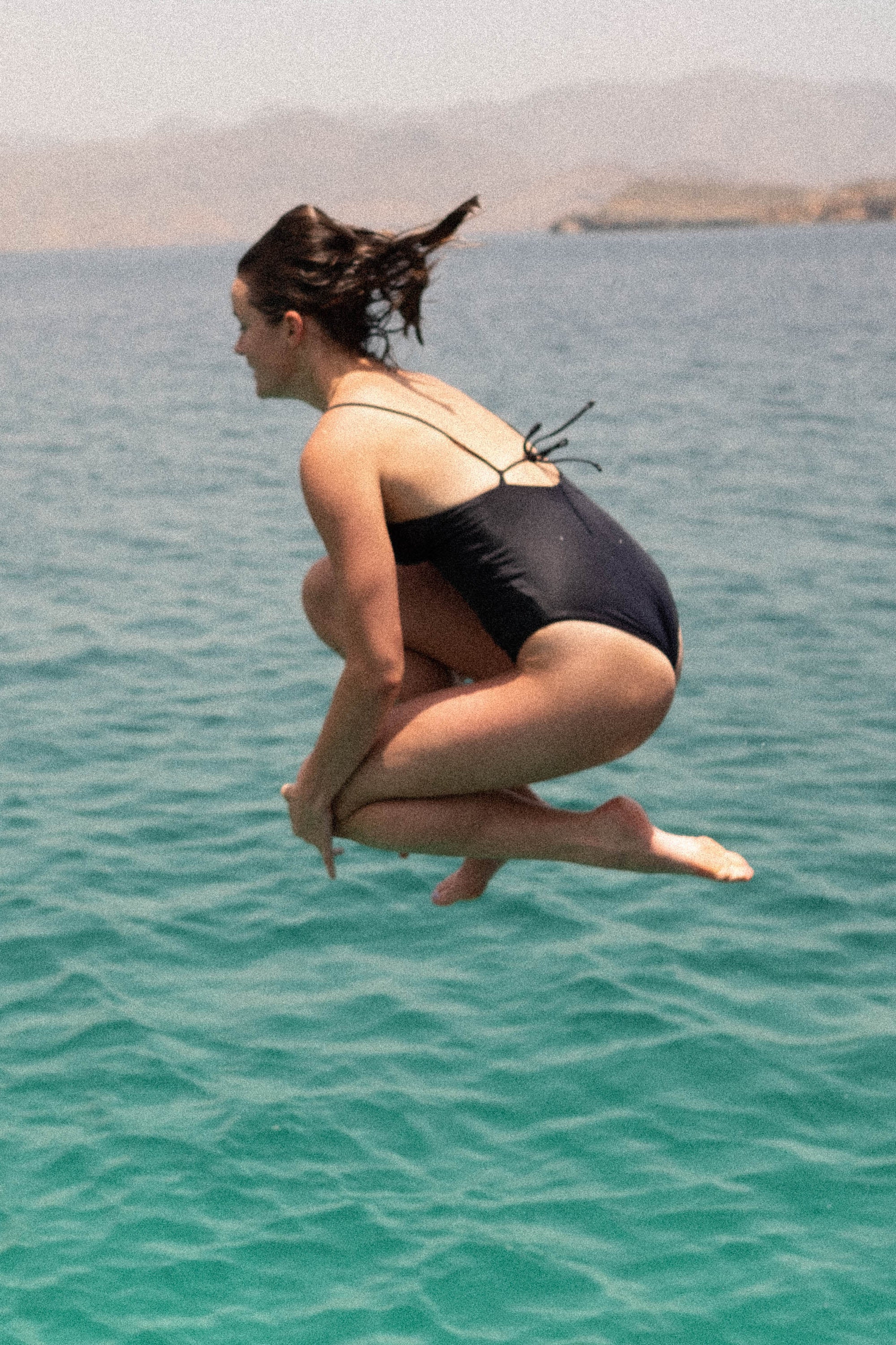 THURSDAY CLASSIC THIN STRAP ONE PIECE SWIMWEAR PIRATE BLUE