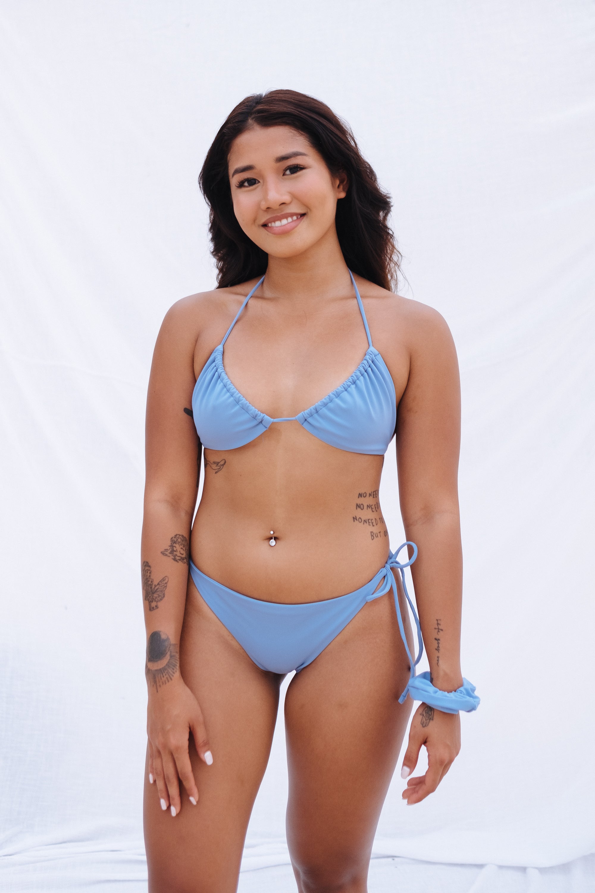 MAJORCA TRIANGLE TIE BIKINI TOP MINT
