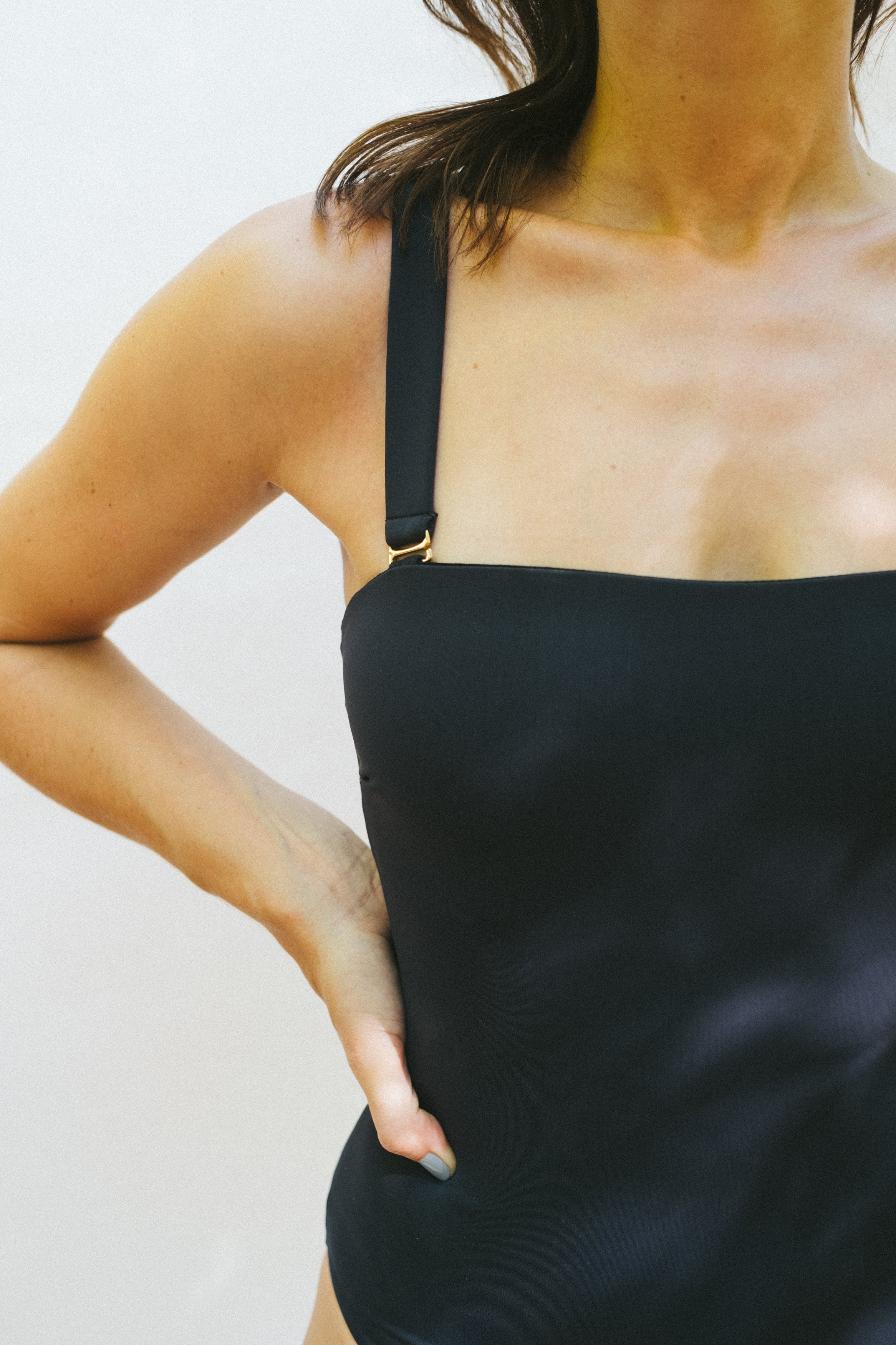 LARA MODERN ONE PIECE WITH REMOVABLE STRAPS PIRATE BLUE