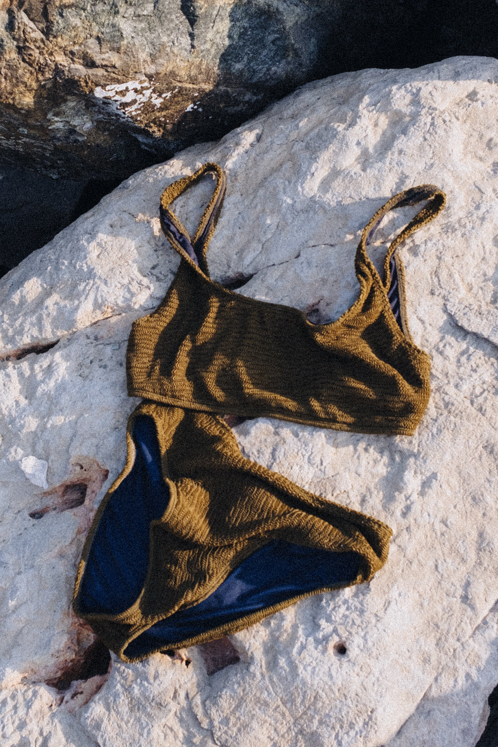 SIA WAVE HIGH LEG BIKINI BOTTOM OLIVE