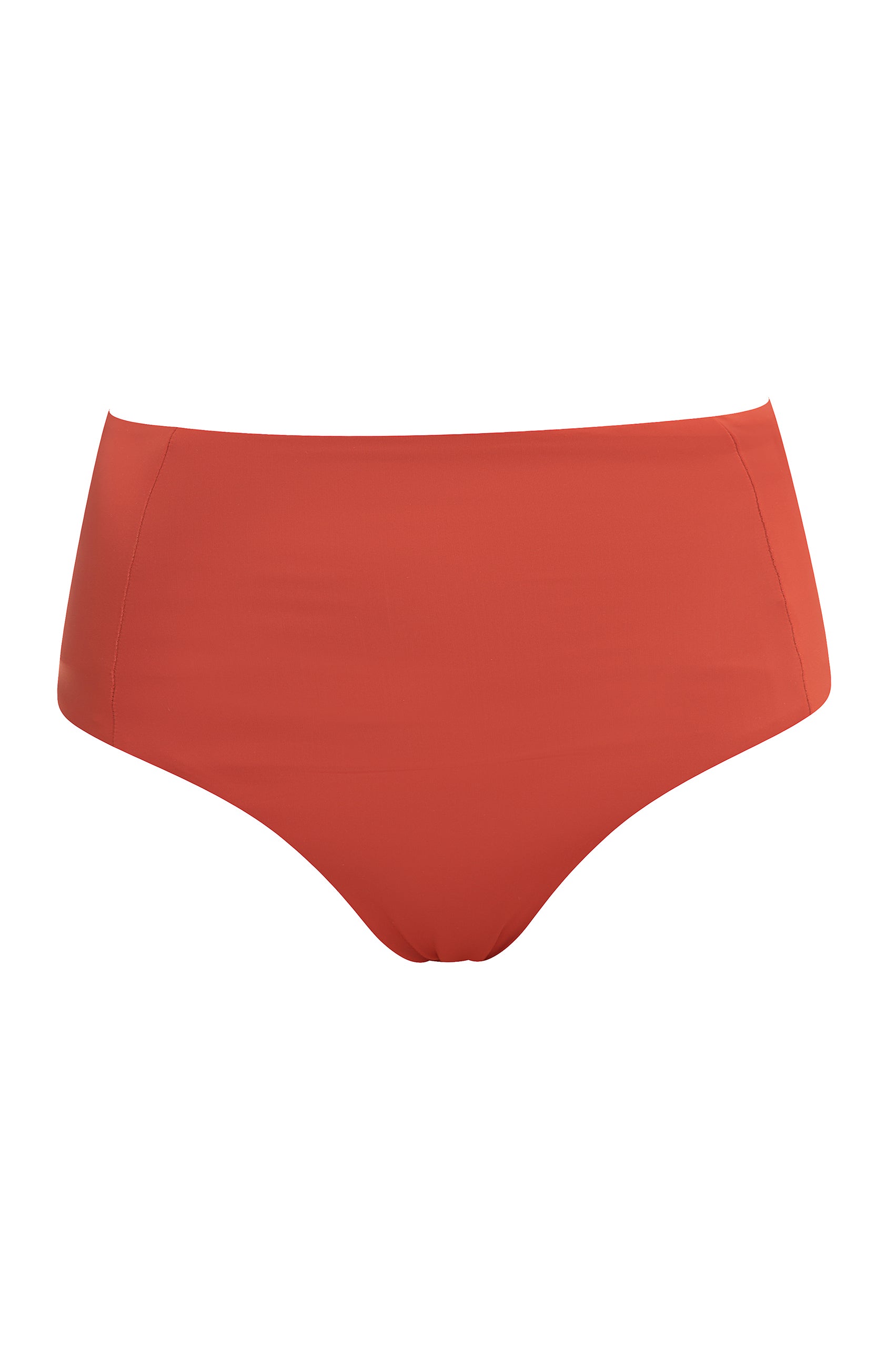 MARRAKESH HIGH WAISTED BIKINI BOTTOM RIAD RUST