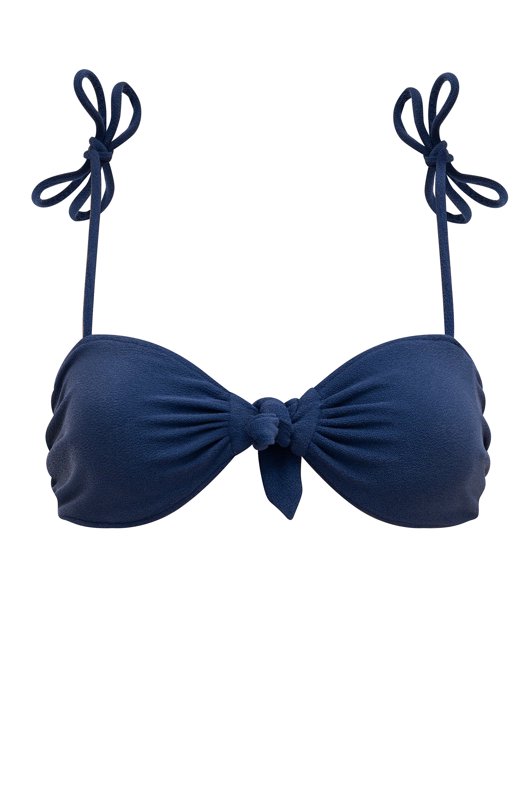 BARDOT TERRY TOWEL BIKINI TOP INDIGO