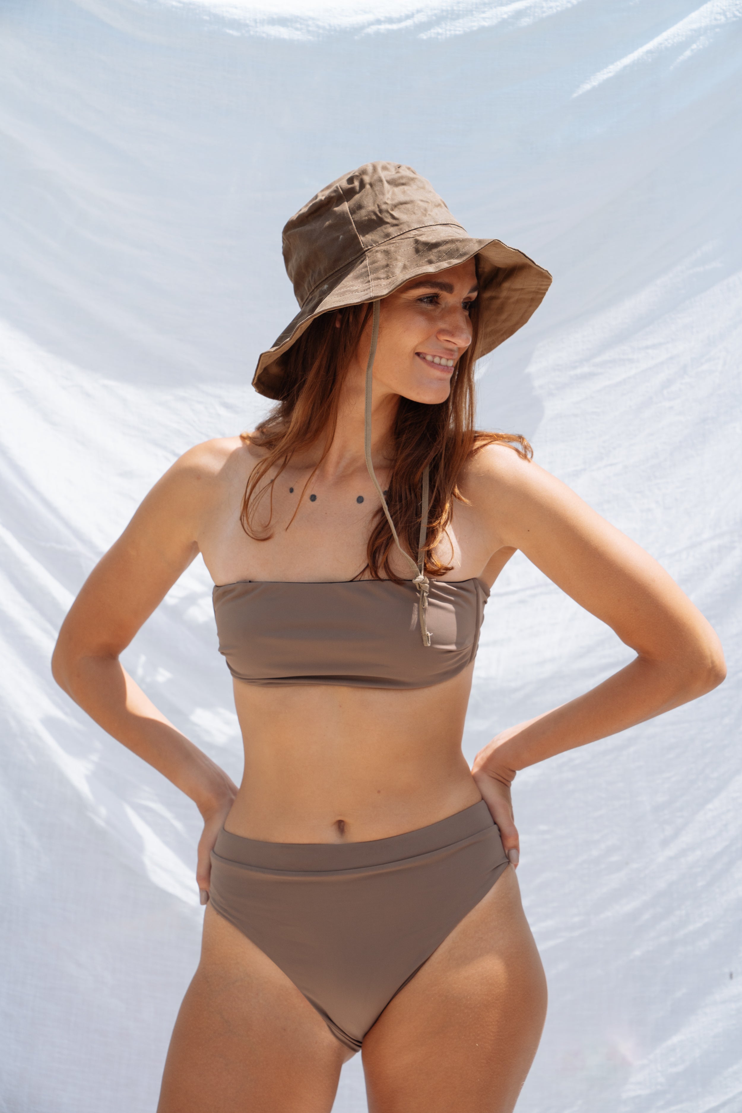 SUMMER HAT BEESWAX WIDE BRIM